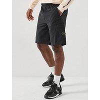 Ea7 Emporio Armani Golf Pro Cargo Shorts - Black