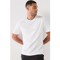 Boss Rubber Logo T-Shirt - White