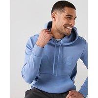 Boss Soody Tonal Logo Regular Fit Hoodie - Light Blue