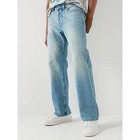 Diesel D-Eeper Relaxed Straight Fit Jeans - Blue