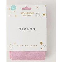 Monsoon Girls Frosted Tights - Pink