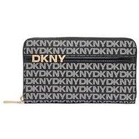 Dkny Avril Zip Around Wallet - Black
