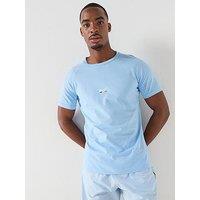 Boss Bodywear Slim Fit Stripe T-Shirt - Light Blue