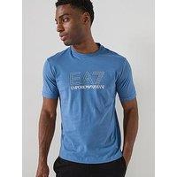 Ea7 Emporio Armani Train Visibility T-Shirt - Light Blue