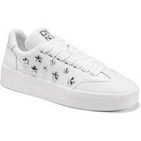 Dkny Glynda - Lace Up Sneaker Trainers - White