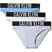 Calvin Klein Girls 3 Pack Intense Power Bikini Briefs