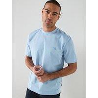 Boss C-Tames 98 Relaxed Fit Bb Logo T-Shirt - Light Blue