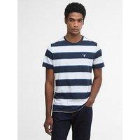 Barbour Meldon Stripe T-Shirt - Navy