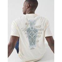 Les Deux Ben Faience Back Graphic T-Shirt - Off White