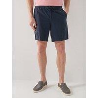 Barbour Washed Oxford Relaxed Shorts - Navy