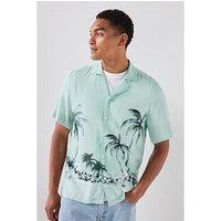 Boss Regular-Fit Shirt With Maxi Print - Patterned