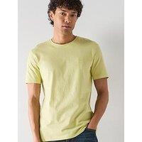 Boss Tales Tonal Logo Relaxed Fit T-Shirt - Dark Yellow