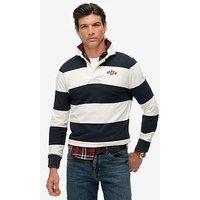 Superdry Superdry Vintage Athletic Rugby Long Sleeve T-Shirt - Navy
