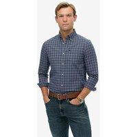Superdry Superdry Premium Check Print Oxofrd Long Sleeve Shirt