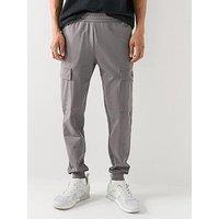 Ea7 Emporio Armani Core Id Cargo Trousers - Grey