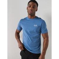 Ea7 Emporio Armani Core Id Crew Neck T-Shirt - Blue