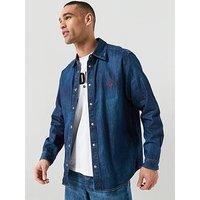 Diesel D Oval Denim Shirt - Blue