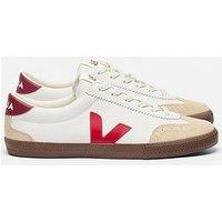 Veja Mens Volley Ot Leather Trainers - White