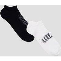 Hugo 2 Pack Spray Logo Short Crew Socks - Assorted