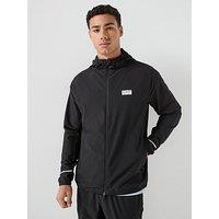 Ea7 Emporio Armani Ventus Hooded Jacket - Black