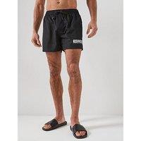 Diesel Classic Logo Swim Shorts - Black