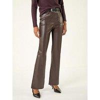 Roman Pu Bootcut Full Length Trouser