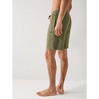 Boss Waffle Loungewear Shorts - Green