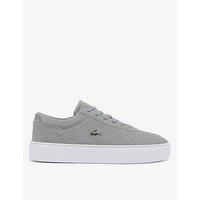 Lacoste Court Set Suede Trainers - Grey