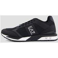 Ea7 Emporio Armani Mesh & Pu Trainers - Black