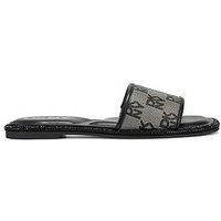 Dkny Badin - Flat Sliders 5Mm - Black