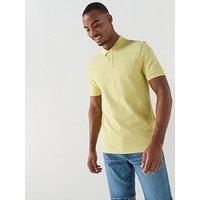 Boss Passenger Tonal Patch Logo Polo Shirt - Dark Yellow