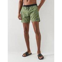 Boss Starfish Swim Shorts - Dark Green