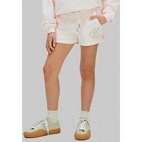 Calvin Klein Jeans Girls Ck Logo Knit Shorts - Pink