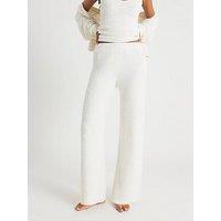 River Island Cosy Trouser Co - Cream