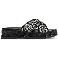 Dkny Berris - X Band Wedge Espadrille 40Mm - Black