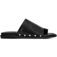 Dkny Colwyn - Flat Sandal With Toe Loop - Black