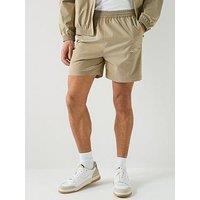 Les Deux Smith Piped Track Shorts - Beige