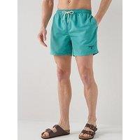 Barbour Staple Logo 5" Swim Shorts - Aqua