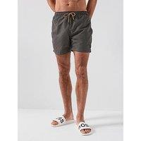 Boss Vibe All Over Micro Print Swim Shorts - Black