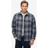 Superdry Superdry Wool Miller Check Overshirt