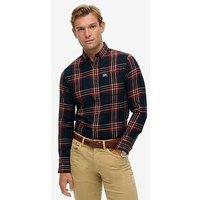 Superdry Superdry Check Print Long Sleeve Shirt