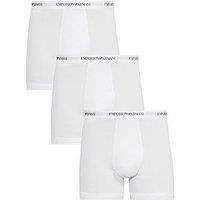 Emporio Armani Bodywear Core Logoband 3 Pack Boxer Shorts - White