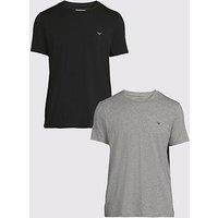 Emporio Armani Bodywear Endurance 2 Pack Crew Neck T-Shirt - Multi