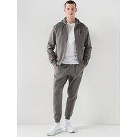 Ea7 Emporio Armani Train Core Id Full Zip Hooded Tracksuit - Grey