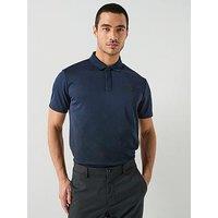 Ea7 Emporio Armani Golf Pro Graphic Polo Shirt - Dark Blue