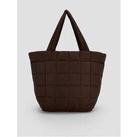 The Very Collection Quilted Tote Bag - Mauve