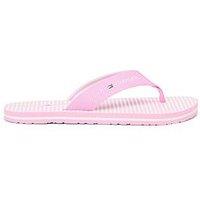 Tommy Hilfiger Th Ithaca Stripe Summer Sandal - Pink