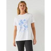 Craghoppers Womens National Trust Bistort Short Sleeved T-Shirt - White