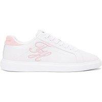 Tommy Hilfiger Th Icon Court Script Trainers - Pink