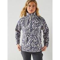 Craghoppers Womens Annjela Printed 1/2 Zip Fleece - Black/White